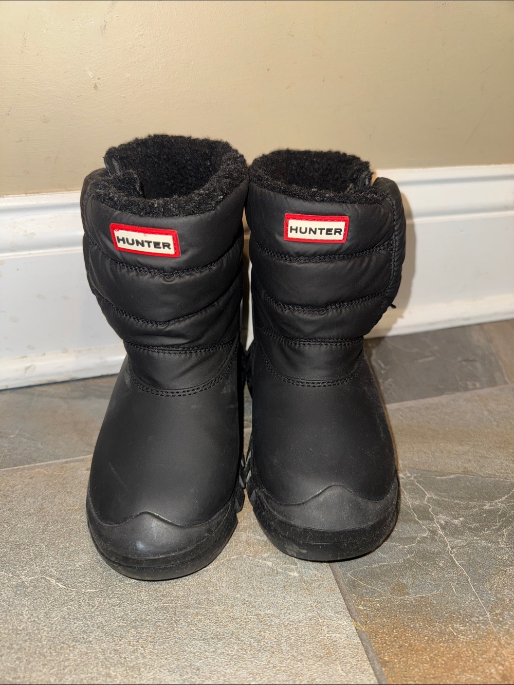 Hunter Unisex Kids Insulated Snow Boots - size 10